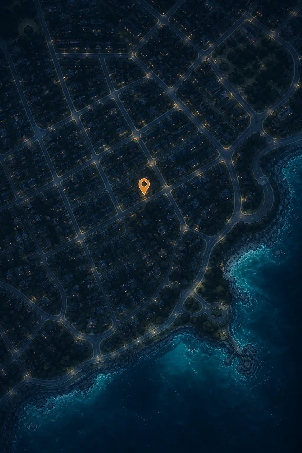 Fake Location Map Pin on Setup Screen