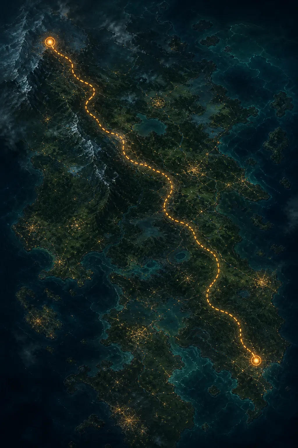 GPS Spoofer Route Mode on Map